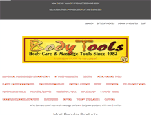 Tablet Screenshot of bodytools.com